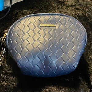 Longaberger Blue Lipstick Case with Mirror